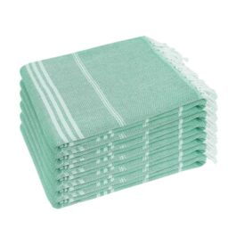 "YSYJ Turkish Beach Towel 6 Pack Beach Towels 36""x71"" Beach Towel Oversized Sand Free Turkish Towel Quick Dry Bath Towels Teal"