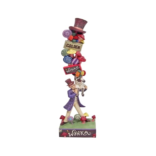 Enesco Jim Shore Willy Wonka with Stacked Icons Figurine