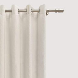 Alexandra House Living Cardigan Curtain Beige 200 x 270 x 1 cm Translucent