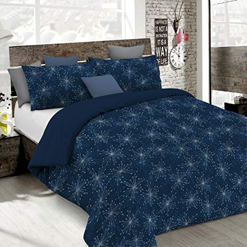 Italian Bed Linen Duvet Cover Fashion, Microfiber, Fireworks, Single
