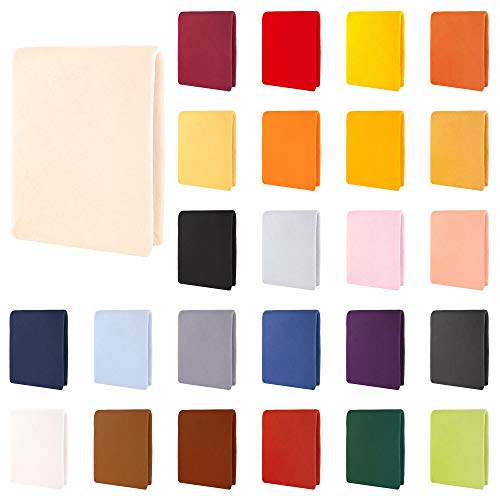 CelinaTex Aqua Fitted Sheet Divan Water Beds Cotton Elastane 200x220-220x240 cm ecru