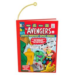 Hallmark Keepsake MARVEL Hanging Ornament - Classic Avengers Comic Book Design, Red