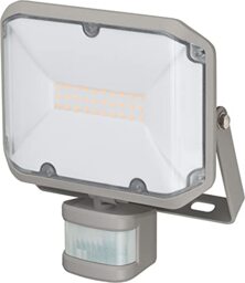 Brennenstuhl LED Floodlight AL 2050 with PIR / LED Spotlight for outdoor use 20W with motion sensor (LED Light for wall mounting with 12m viewing distance, with 2080lm, IP44)