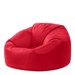 Bean Bag Bazaar Kingston Outdoor Bean Bag with Filling Included, Red