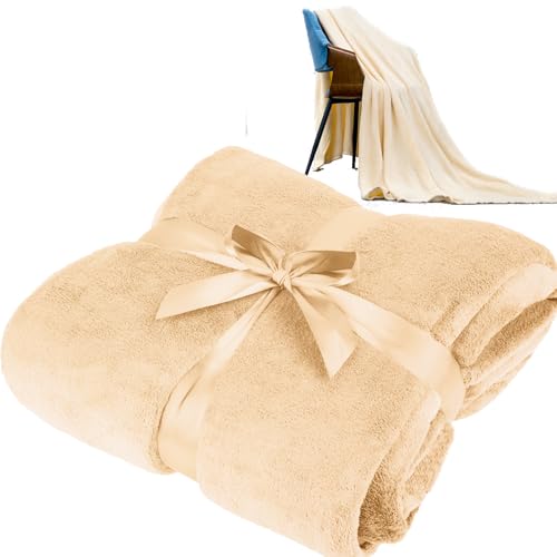 Teesa Fleece Blanket 200x220 cm Cream TSA8902-3