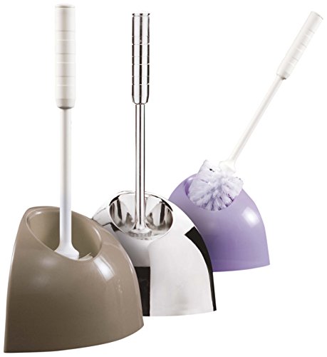 Lamapla Calimero Toilet Brush with Holder, 13 x 13 x 36.5 cm