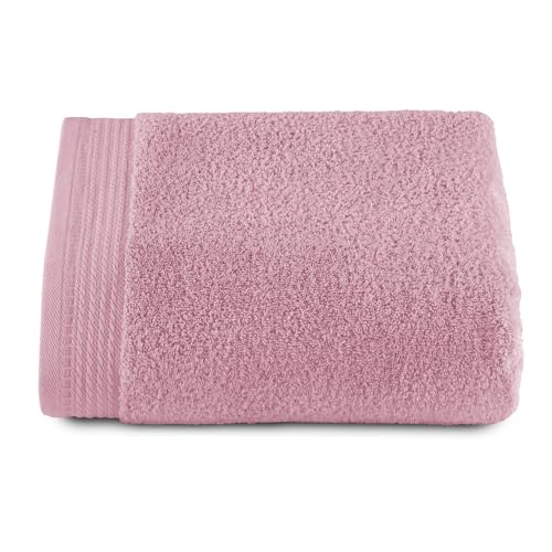 Top Towel - Premium - Large Bath Towels - Bathroom Towels - 1 Large Bath Towel - 100 x 150 cm - 100% Cotton - 600 g - Coral