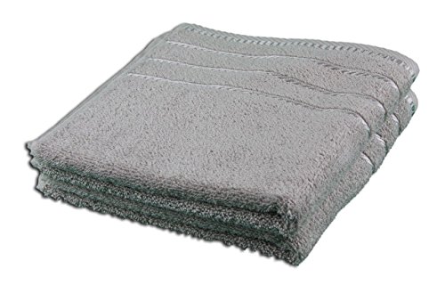 Gözze - Set of 4 Hand Towels, Berlin, 100% Cotton, 50 x 100 cm - Beige