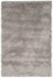 Safavieh Contemporary Indoor Hand Tufted Rectangle Area Rug, Abstract Collection, ABT141, in Grey / Black, 122 X 183 cm for Living Room, Bedroom or Any Indoor Space