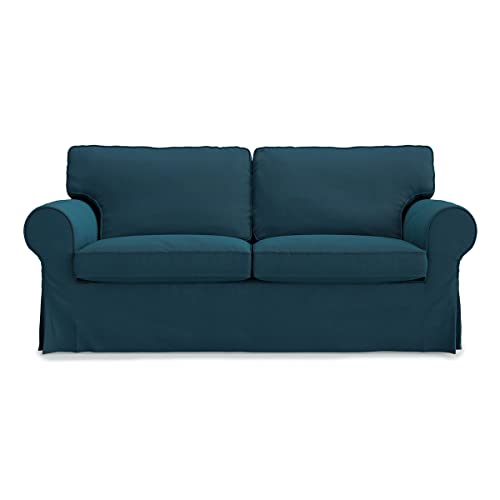 TLYESD Kids and Pets Friendly Ektorp Loveseat Sofa Cover for IKEA Two Seater Ektorp Slipcover