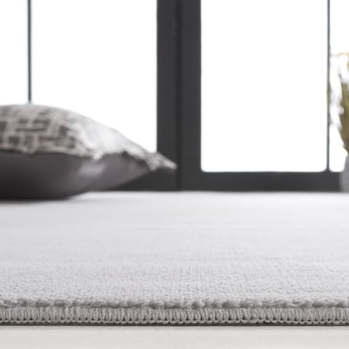 Safavieh Boho Rug Living Room, Dining Room, Bedroom - Machine Washable and Non Slip - Loft Collection, Short Pile, in Grey, 70 X 122 cm