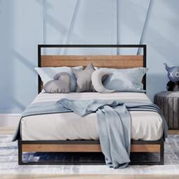 Zinus Figari Bed 140 x 200 cm, hoogte 31 cm, met opbergruimte onder het