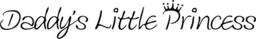 Kult Kanvas Daddy's Little Princess Quote Decal Vinyl Wall Sticker