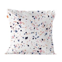 HappyFriday Pillow Cover Blanc Terrazzo Multicolor 80 x 80 cm