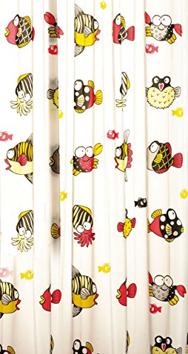 Gedy Snorkeling Shower Curtain, PVC, Multi-Colour, 180 x 200 cm