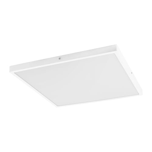 EGLO Fueva 1 LED Ceiling Light Bulb Lamp, 1 Bulb, Material: Aluminium, Plastic, Colour: White, L: 50 x 50 cm, Warm White