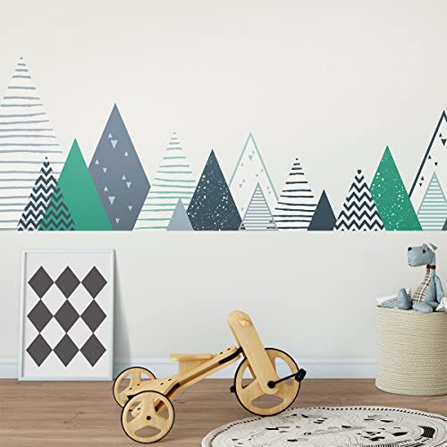 Ambiance-sticker Wall Sticker, Polyvinyl Chloride, Zorka, H70 x L115 cm