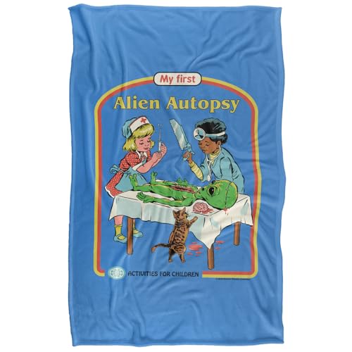 Steven Rhodes My First Alien Autopsy Silky Touch Super Soft Throw Blanket 91 X 147 Cm