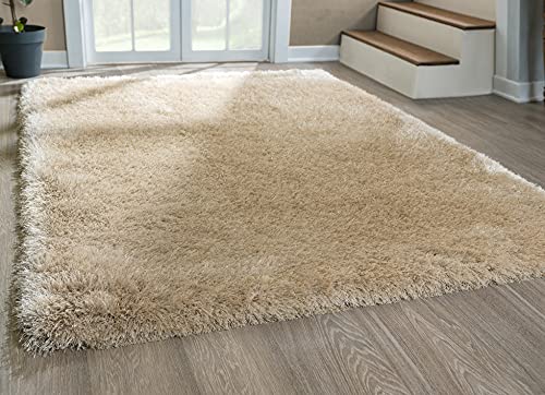 Mia's Teppiche Gloria Living Room/Bedroom Rug Sand round 120 cm