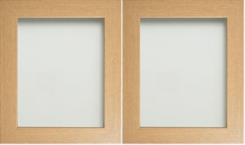 Frame Company Watson Range Beech 10x8 inch Picture Photo Frame *Choice of Sizes* (Pack of 2)