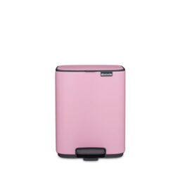 Brabantia Bo Pedal Bin 7L (Lilac Pink), Soft Closing Waste Bin with Light Pedal Operation, Easy to Clean Removable Plastic Inner Bucket with Free PerfectFit Rubbish Bags Included
