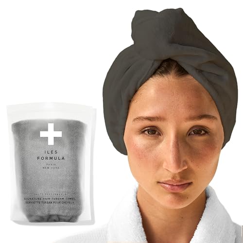 ILES FORMULA - Hair Towel Grey