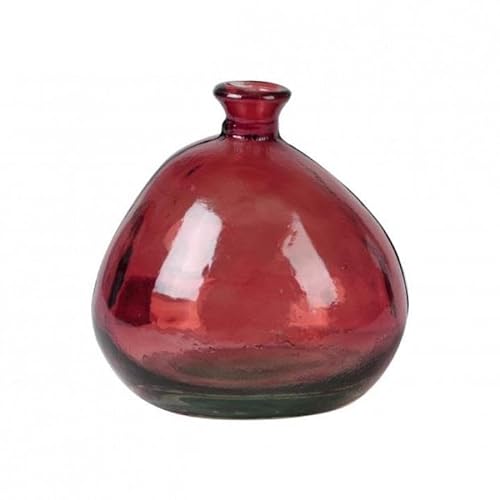 NATURAL LIVING Mila Vase 2L Rubi Recycled Glass D17CM X H18CM