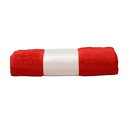 A&R Towels Subli-Me Hand Towel, Fire Red, One Size 50x100cm