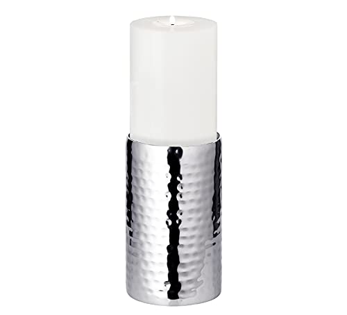 EDZARD Candlestick Agadir, height 5,9 in, stainless steel