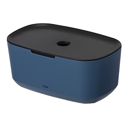 Tiger Tess Storage box with lid Blue/Black