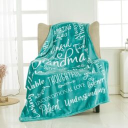 Piwaka Grandma Blanket Mother's Day Birthday Gift Box for
