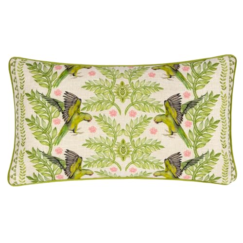 furn. Wylder Tropics Valera Pedra Parrots Tropical Piped Cushion Cover