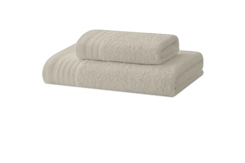 Degrees home - Bath towel set - Bidet towel and hand towel - 100% cotton - 480 g/m2