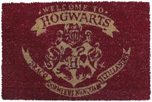 Harry Potter Welcome to Hogwarts Door Mat - Official Merchandise