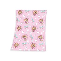 Herding Paw Patrol Fleece Blanket, 130 x 170 cm, Glow in the Dark, Glow in the Dark, 100% Polyester, Fleece