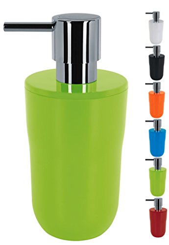 Spirella Polystyrene Cocco Soap Dispenser, Kiwi