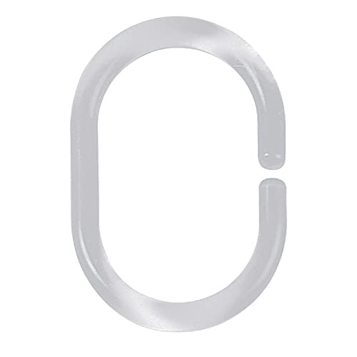Spirella 10.40076 Shower Curtain Loops Plastic