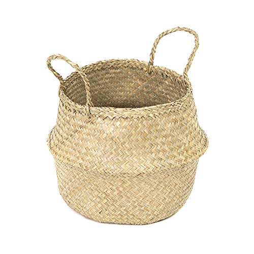 Compactor Belly Basket Large 35x35x32 cm, Natural Seagrass Handwoven