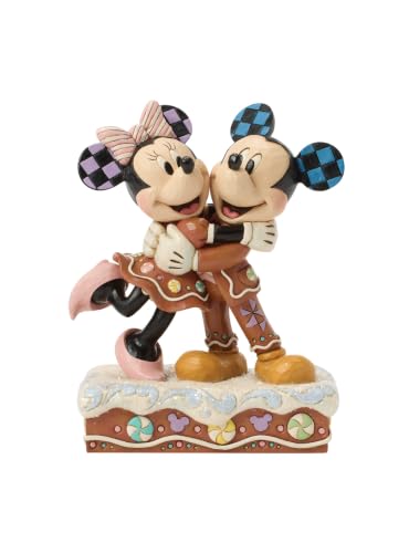 Disney Traditions Mickey And Minnie Gingerbread Figurine