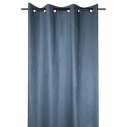 Lovely Casa - Eyelet curtain - Size 140 x 260 cm - 100% cotton - Colour Blue - Oxford model - Cotton satin Very elegant and soft to the touch - 8 eyelets - Easy to attach