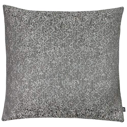 Ashley Wilde Rion Cushion Cover, Slate/Steel, 50 x 50cm