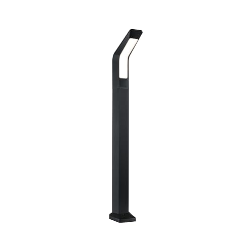 Paulmann 94858 LED Bollard Light Merano Motion Sensor with high Frequency Sensor IP44 910mm 3000K 14W 850lm 230V Anthracite Outdoor luminaire