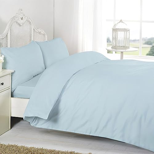 Night Zone 100% Egyptian Cotton 200 Thread Count Oxford Pillow Cases, Aqua, Pair
