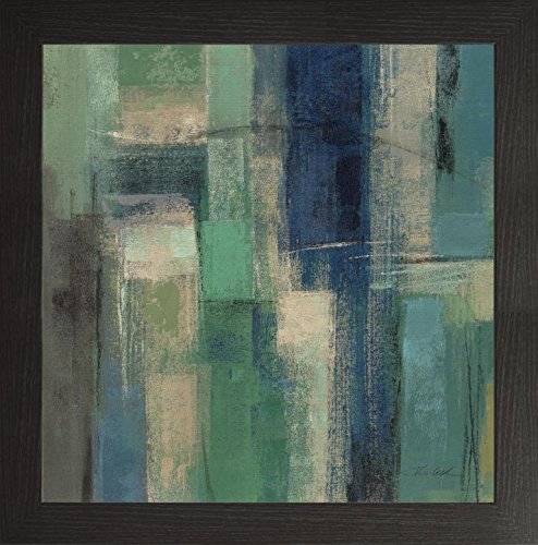 Frame Company Watson Range Emerald Fields Square I by Silva Vassileva, Photo Frame - 40 x 40 cm, Black