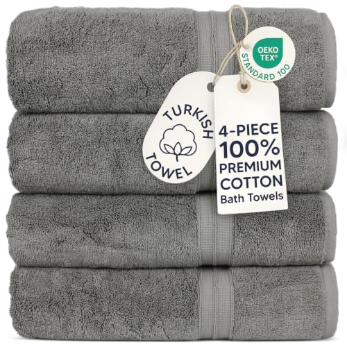 Chakir Turkish Linens Soft & Absorbent 100% Cotton Premium Turkish Towels for Bathroom