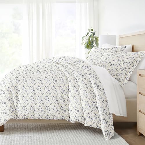 Linen Market Twin Duvet Cover (Light Blue) - Experience Hotel-Like Comfort with Unparalleled Softness, Exquisite Prints & Solid Colors for a Dreamy Bedroom – Duvet Cover Twin Set with 1 Pillow Sham