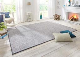 BT Carpet Wolly Rug - Living Room Rug Flat Weave Short Pile Wool Look Wool Skandi Look Dining Room Living Room Children's Room Bedroom - Cream, 100 x 140 cm