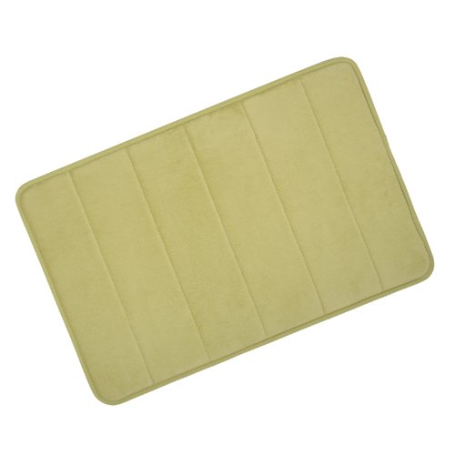 Microfibre Memory Foam Bathroom Bath Mat With Non Slip Back 50x80cm (Olive)