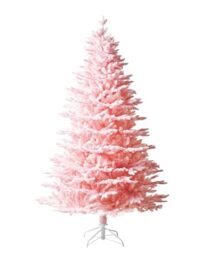 Pink Sugar Snow Flocked Christmas Tree