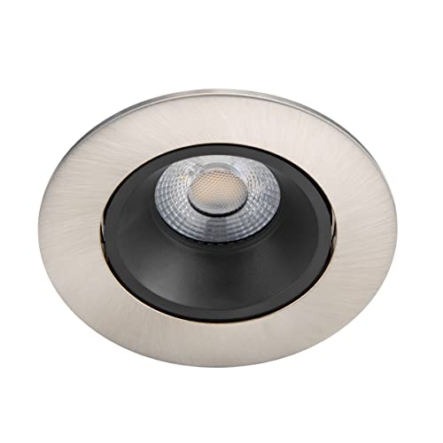 Philips LED Abrosa Bathroom Spotlight 4000K 9W IP44 [Cool White - Nickel] For Indoor Lighting, Bathroom and Kitchen